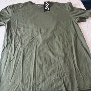 Browning Men's Olive Short Sleeve Tee Xl NWT